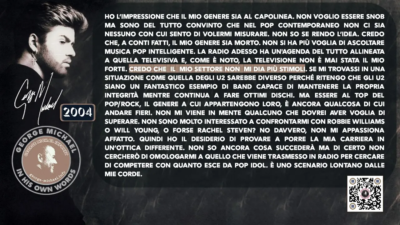 George Michael In Parole Sue